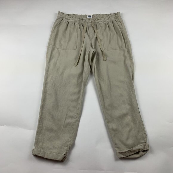Old Navy A Stones Throw Linen Blend Ankle Pant M - Picture 1 of 6